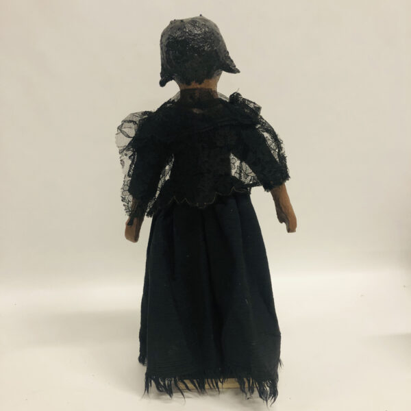 Wakeshia the Witch Folk Art Black Girl Doll - Image 4
