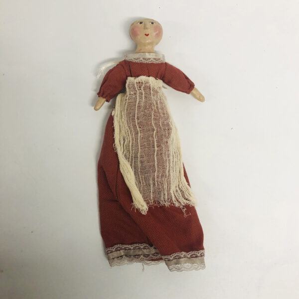 Kizzy Folk Art Paper Mache Little Girl Doll