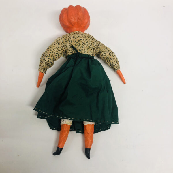 Pallatina Folk Art Pumpkin Head Girl Doll - Image 2