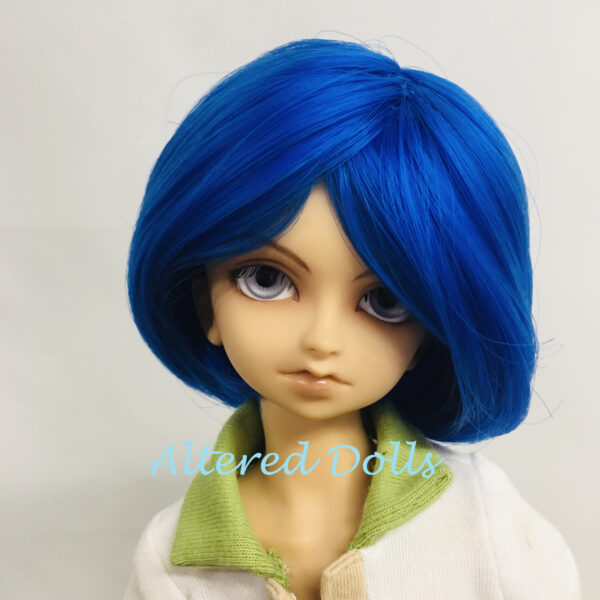 Cobalt Blue MSD size Ball Jointed Doll Wig - Image 7