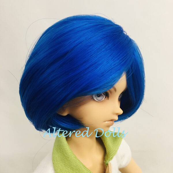 Cobalt Blue MSD size Ball Jointed Doll Wig - Image 8