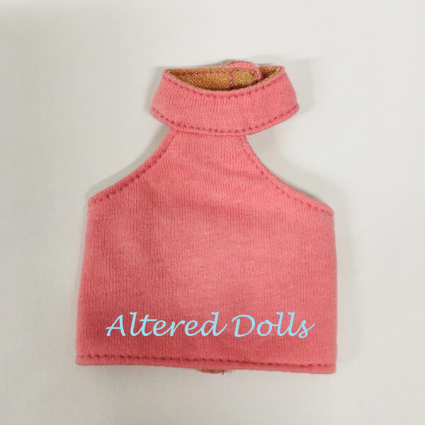 Pink Halter Top for MSD size Ball Jointed Doll - Image 2