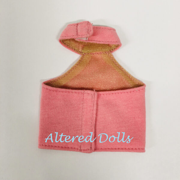 Pink Halter Top for MSD size Ball Jointed Doll - Image 3